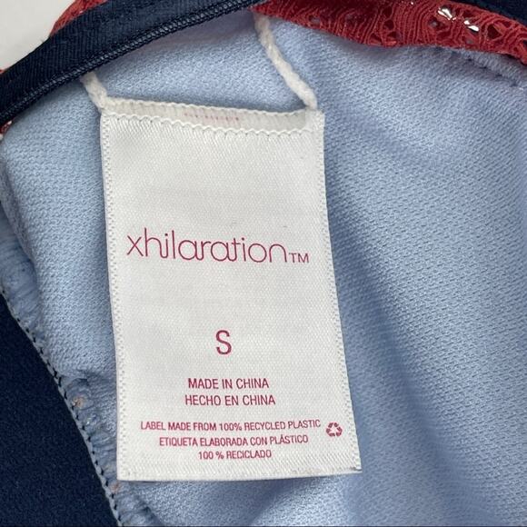 Xhilaration Women's Floral Lace Two Piece Bikini Swimsuit Size Small S - Picture 9 of 9